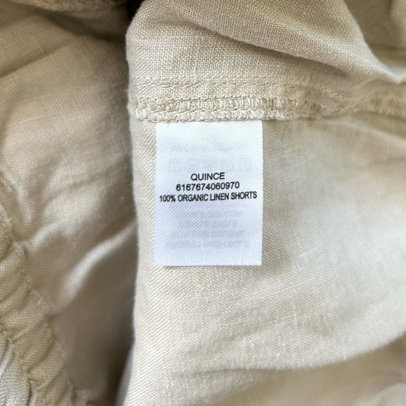 Quince 100% European Linen Shorts Driftwood M - Picture 7 of 7